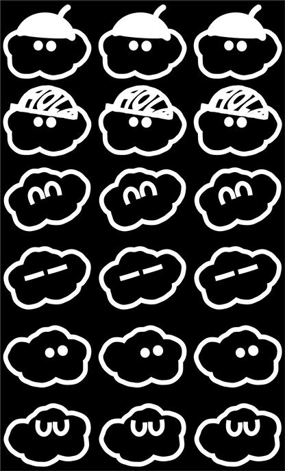 Iron On - Baby Cloud Proud Sheet Set