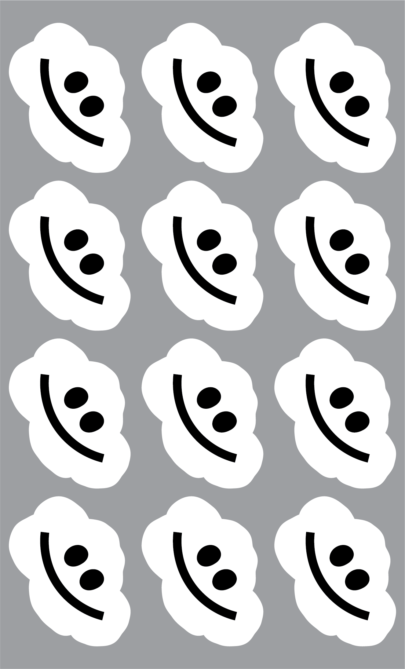 Iron On - Happy Cloud Sheet Set