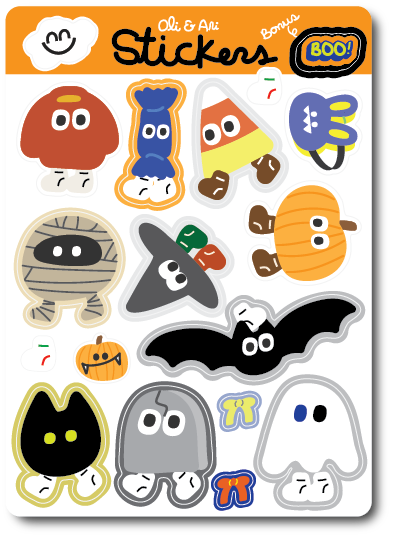 Halloween Sticker Sheet