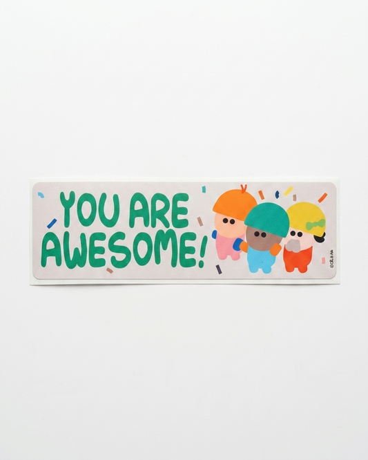 YOU ARE AWESOME Sticker (2.5" x 7.4")