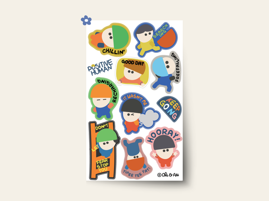 Positive Humans Sticker Sheet