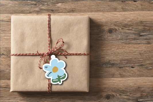 [Digital Product] Flower Gift Tag